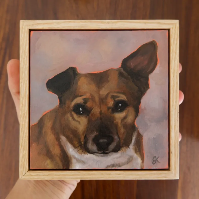 Oil portrait of Aoife