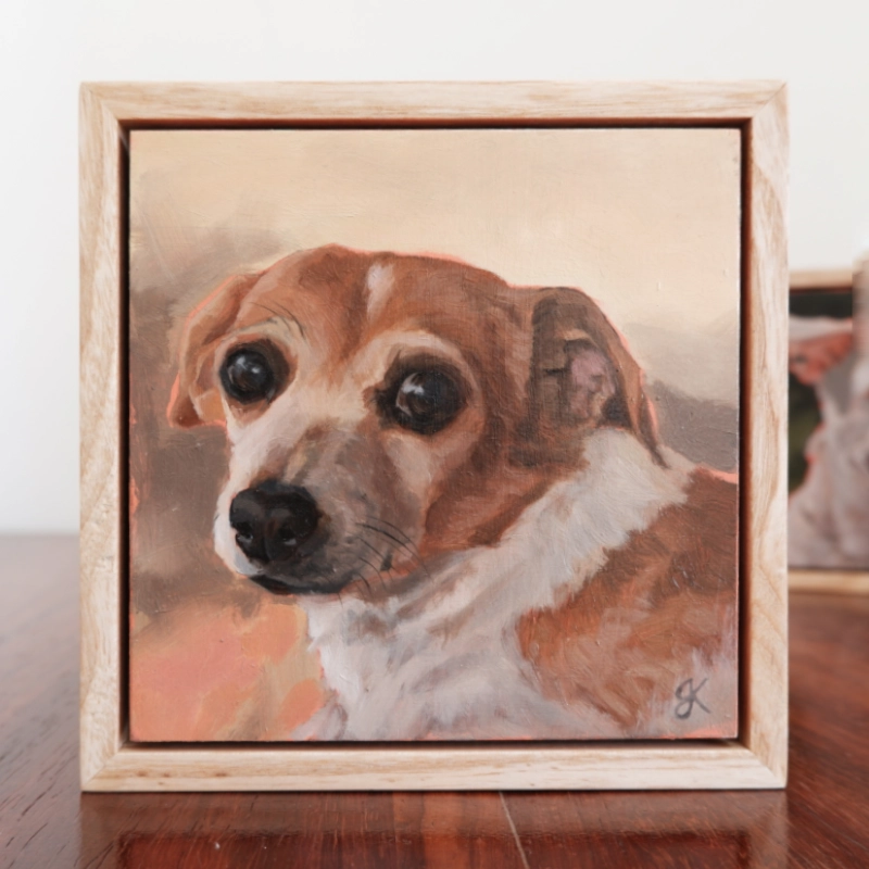 Oil portrait of Jamie