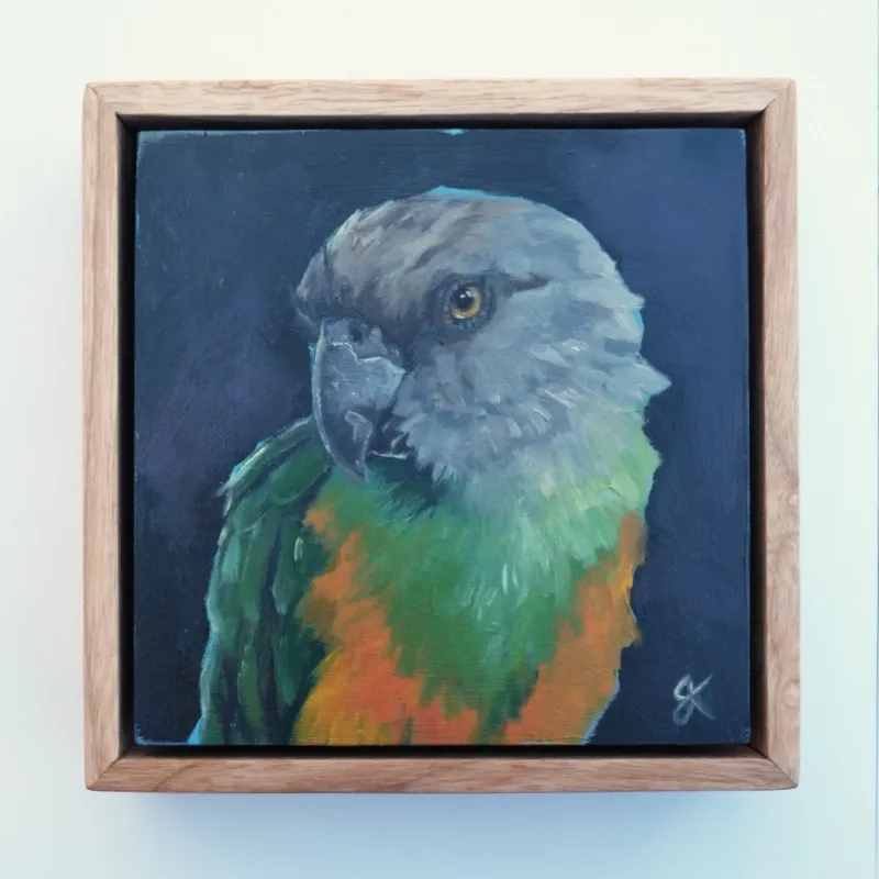 Oil portrait of Jesse