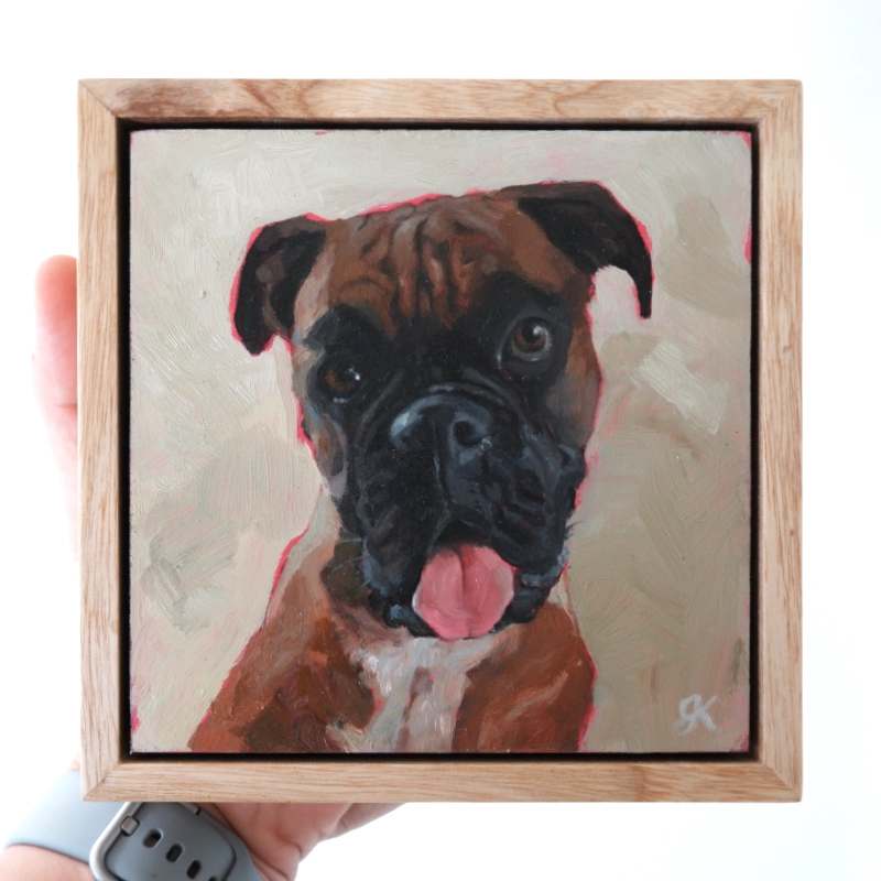 Oil portrait of Jessie
