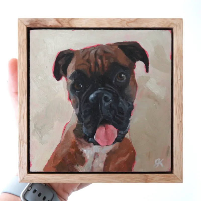 Oil portrait of Jessie