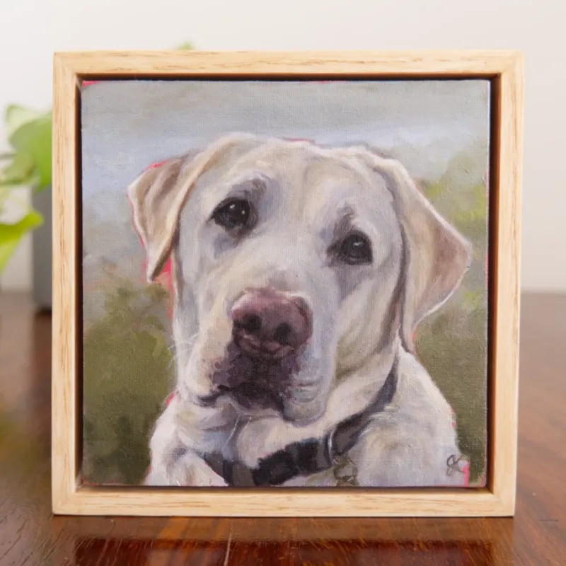 Oil portrait of Lucy