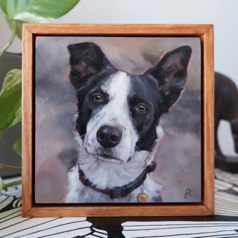 Oil portrait of Maggie