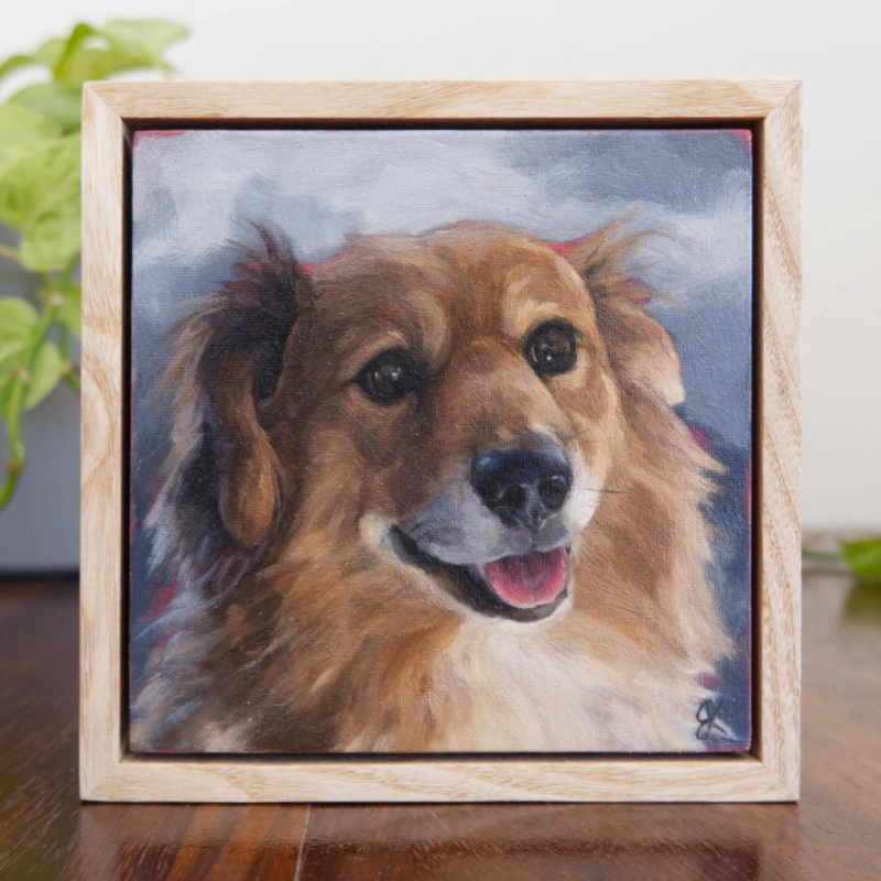 Oil portrait of Xan
