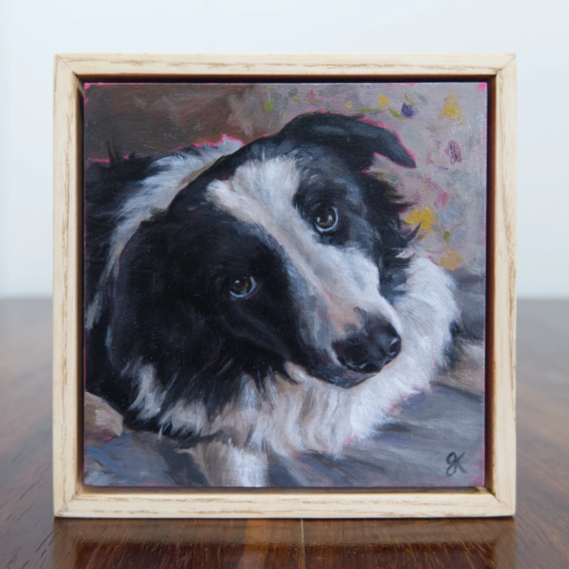 Oil portrait of Zoey